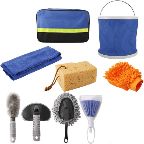 Ultimate Car Cleaning & Detailing Kit – 9-Piece Car Wash & Interior Cleaning Set